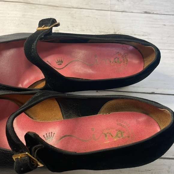 Vintage Nina Kitten Heel  Suede and Leather Mary Jane - Picture 11 of 13